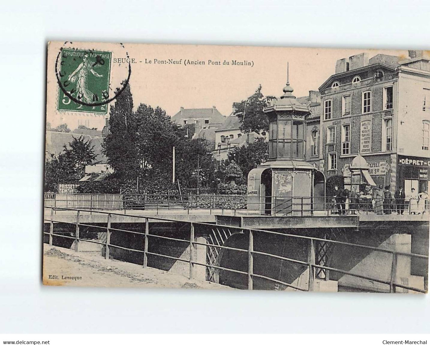 MAUBEUGE : Le Pont-Neuf - état - Maubeuge