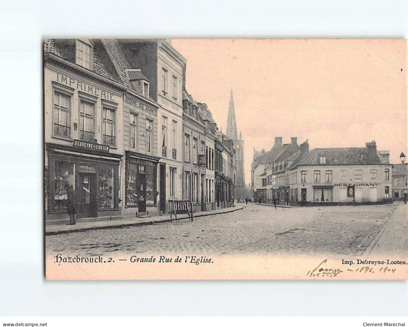 HAZEBROUCK : Grande Rue De L'Eglise - Très Bon état - Hazebrouck