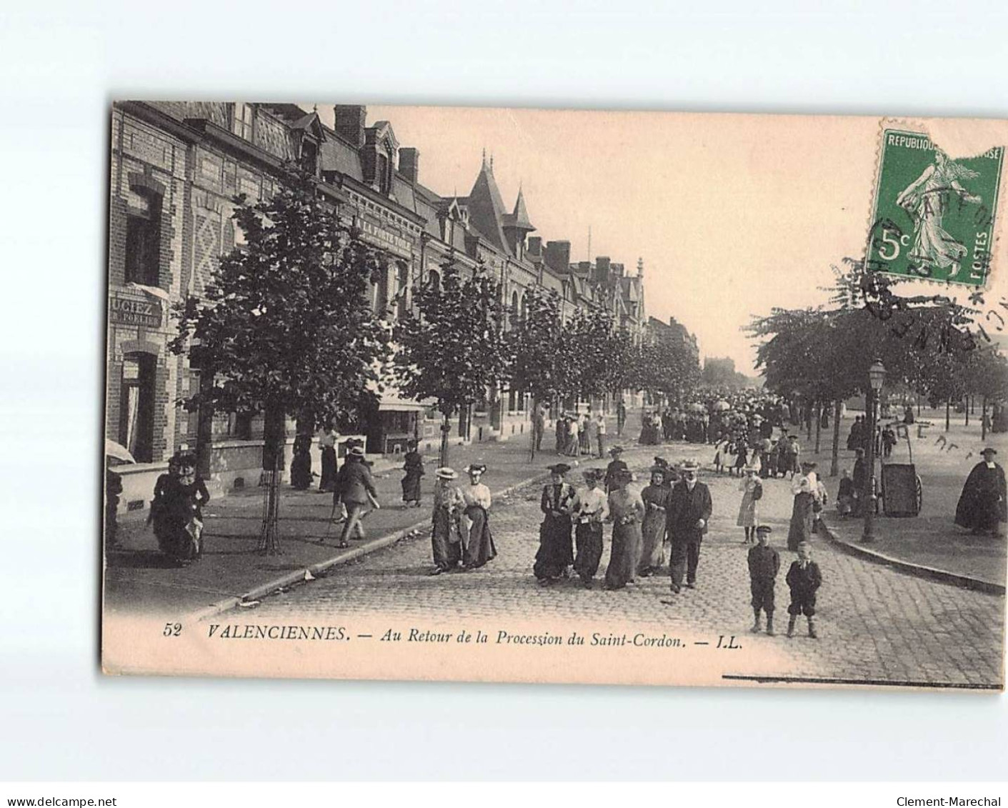 VALENCIENNES : Au Retour De La Procession Du Saint-Cordon - Très Bon état - Valenciennes