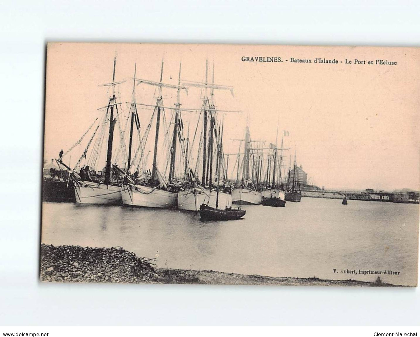 GRAVELINES : Bateaux D'Islande, Le Port Et L'Ecluse - état - Gravelines