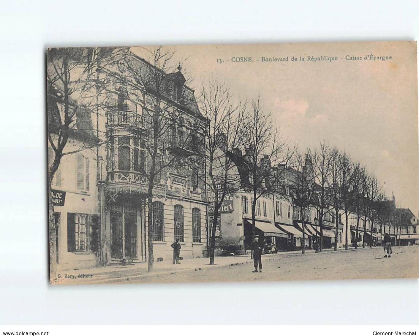 COSNE : Boulevard De La République, Caisse D'Epargne - Très Bon état - Cosne Cours Sur Loire