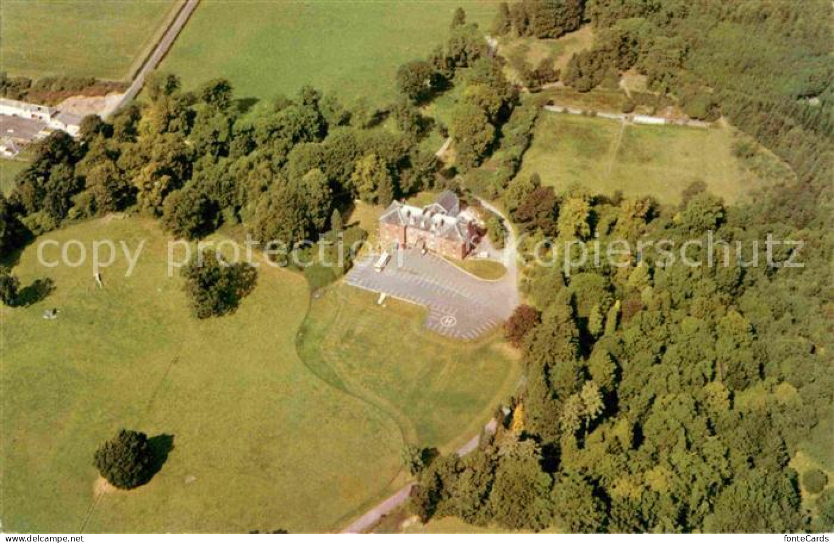 72706681 Lockerbie & Upper Annandale Fliegeraufnahme House Hotel Dumfriesshire D - Altri & Non Classificati