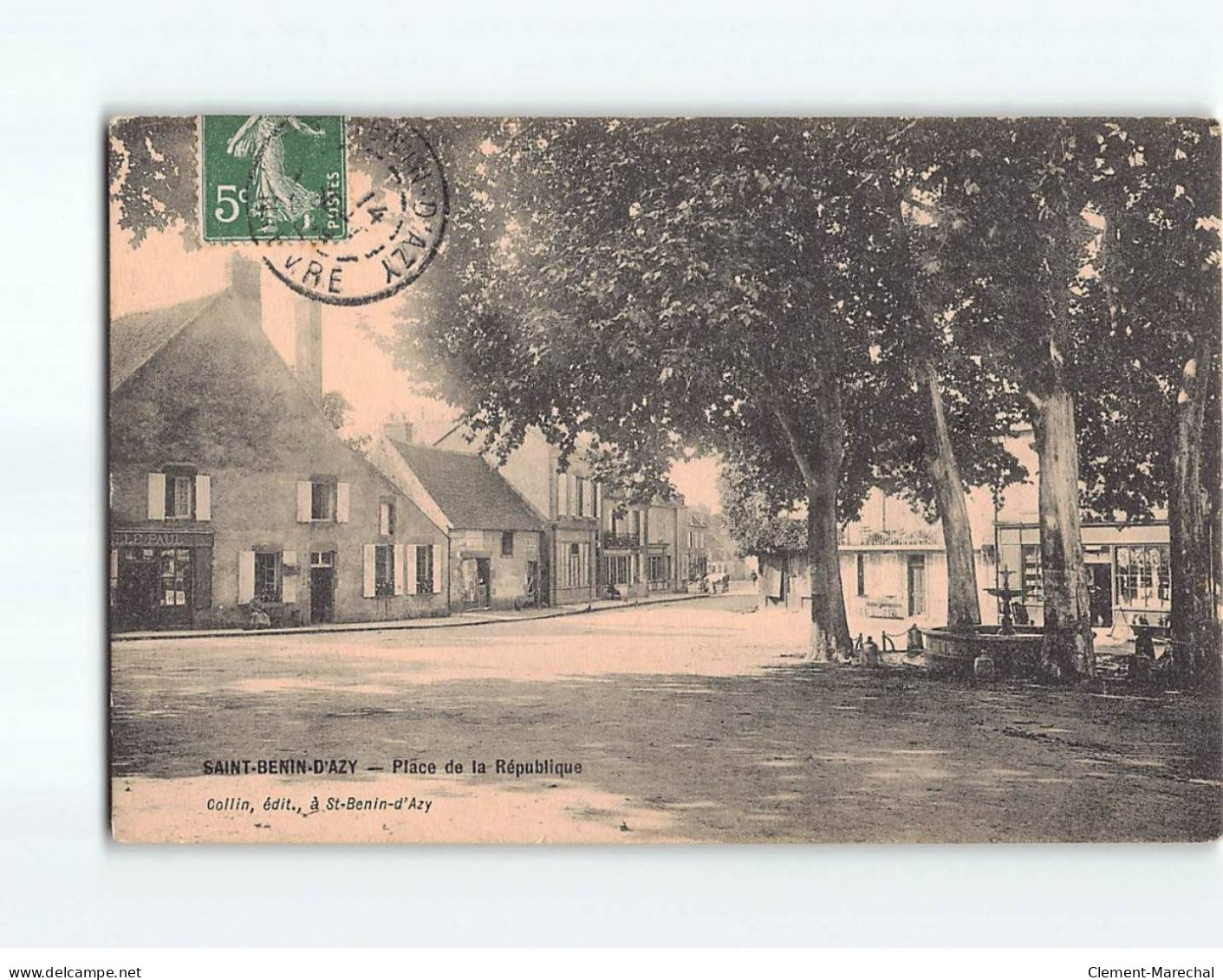 SAINT BENIN D'AZY : Place De La République - Très Bon état - Sonstige & Ohne Zuordnung