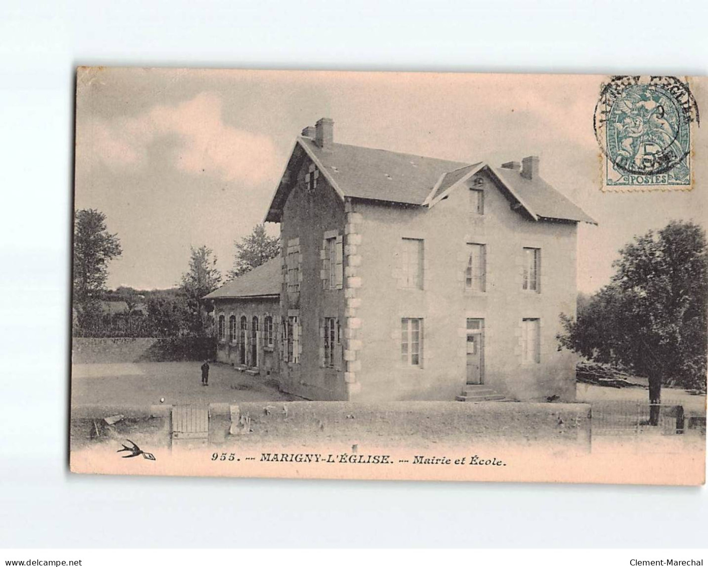 MARIGNY L'EGLISE : Mairie Et Ecole - état - Sonstige & Ohne Zuordnung