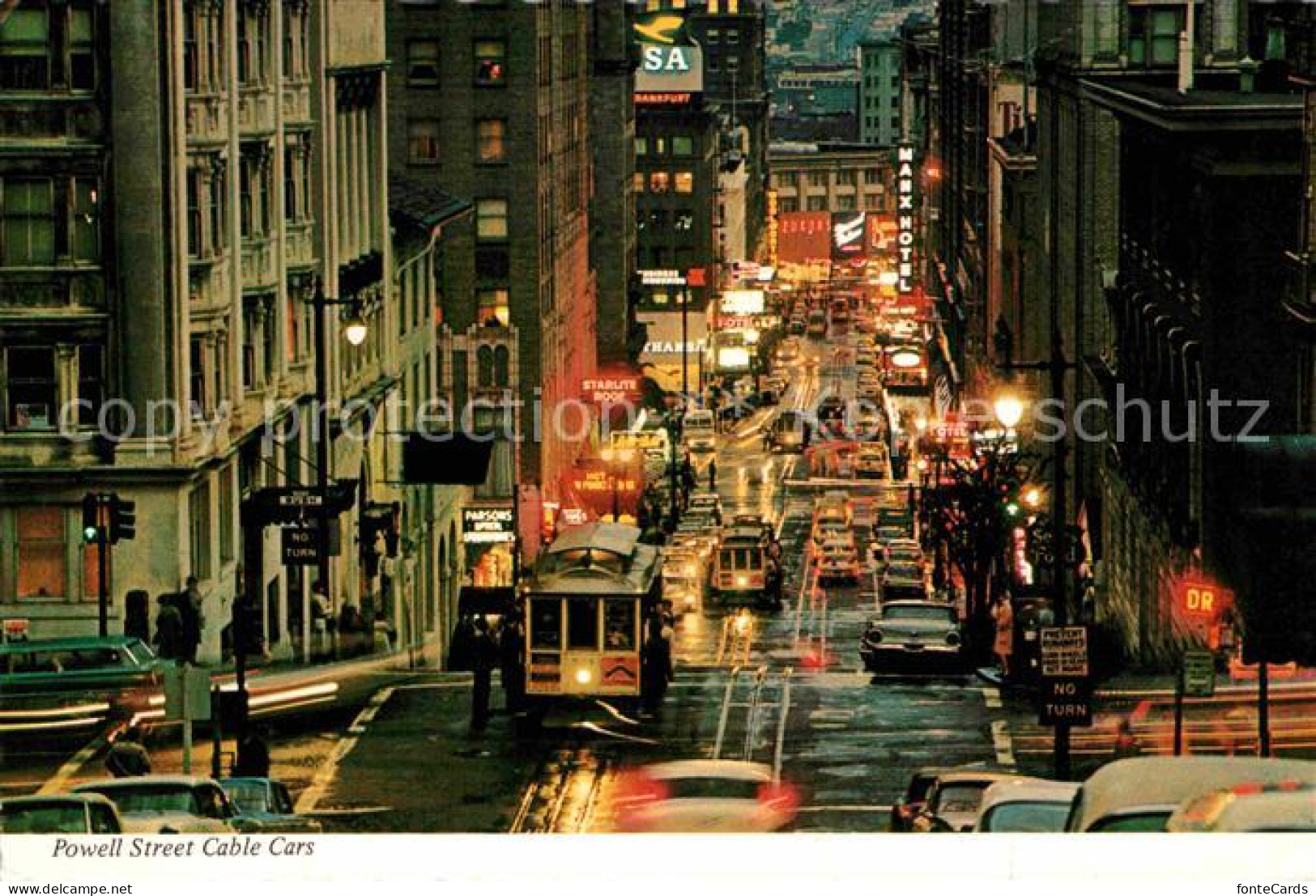 72706209 San_Francisco_California Powell Street Cable Cars - Autres & Non Classés