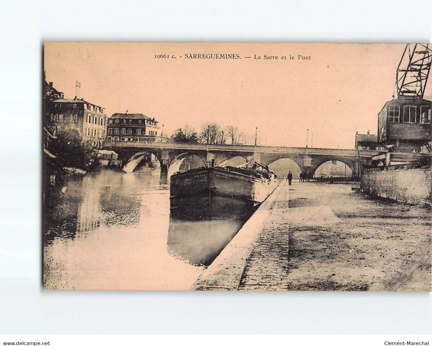 SARREGUEMINES : La Sarre Et Le Pont - Très Bon état - Sarreguemines