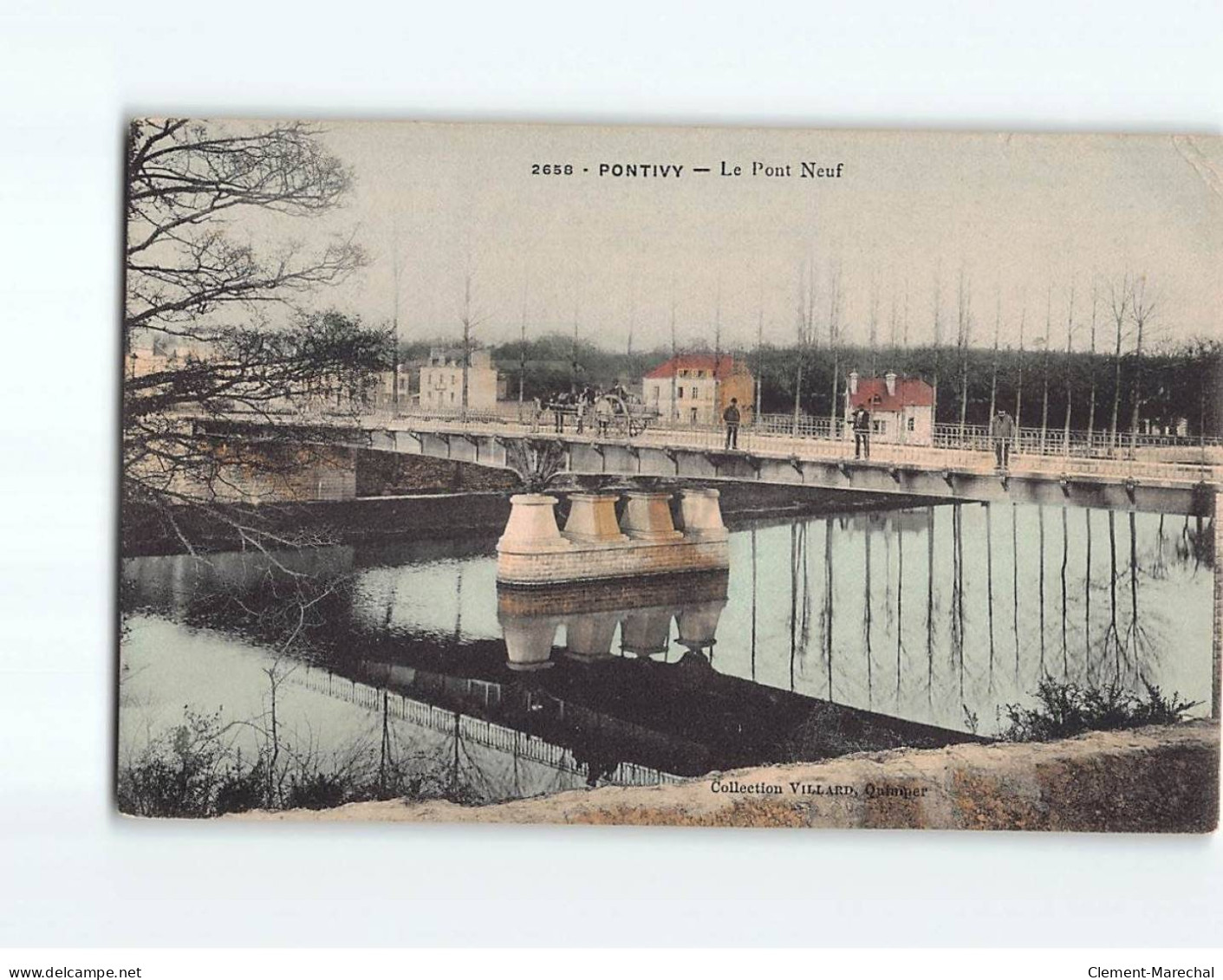 PONTIVY : Le Pont Neuf - état - Pontivy