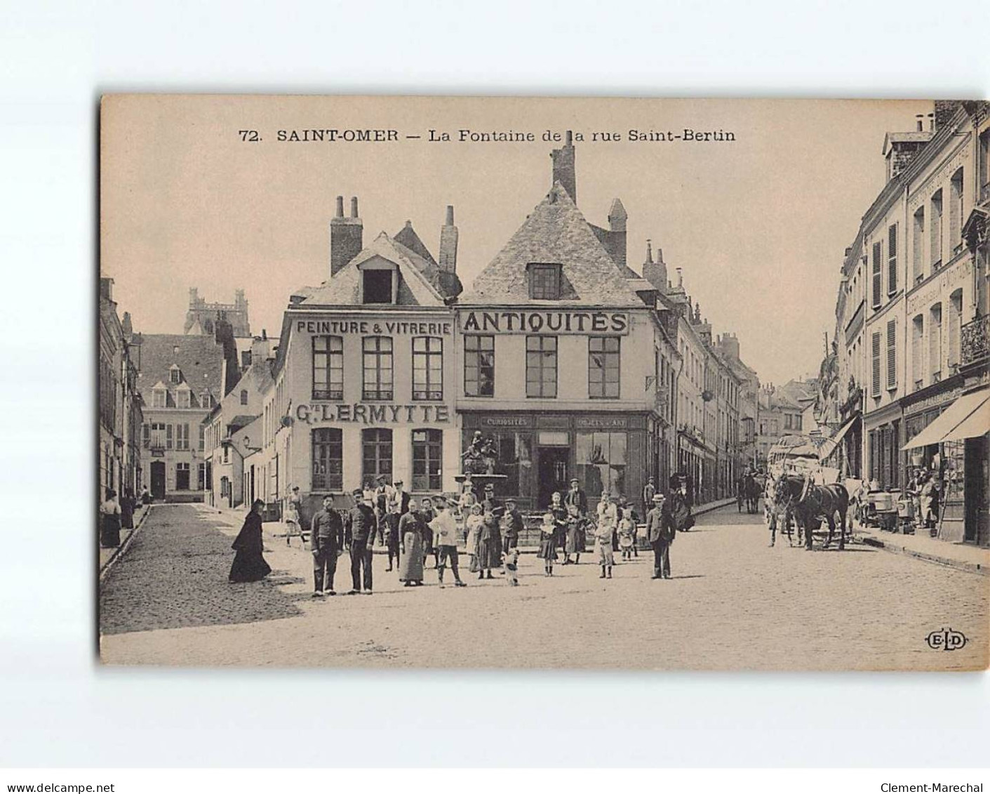 SAINT OMER : La Fontaine De La Rue Saint-Bertin - Très Bon état - Saint Omer