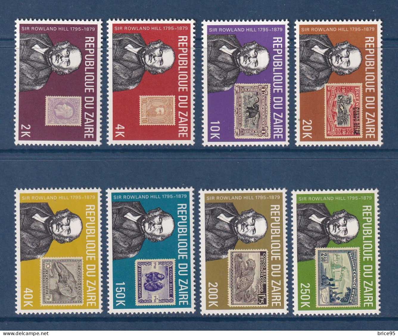Zaïre - YT N° 970 à 977 ** - Neuf Sans Charnière - 1980 - Unused Stamps