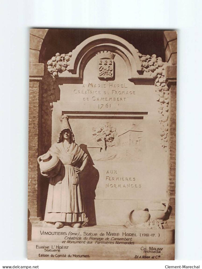 VIMOUTIERS : Statue De Marie Harel - Très Bon état - Vimoutiers
