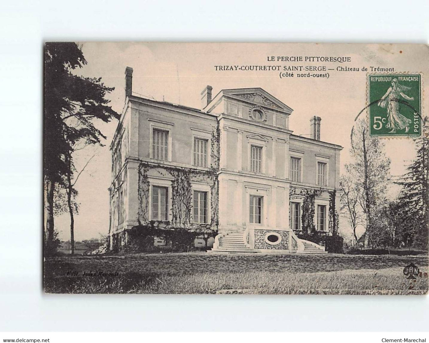 TRIZAY COUTRETOT SAINT SERGE : Le Château De Trémont - état - Andere & Zonder Classificatie