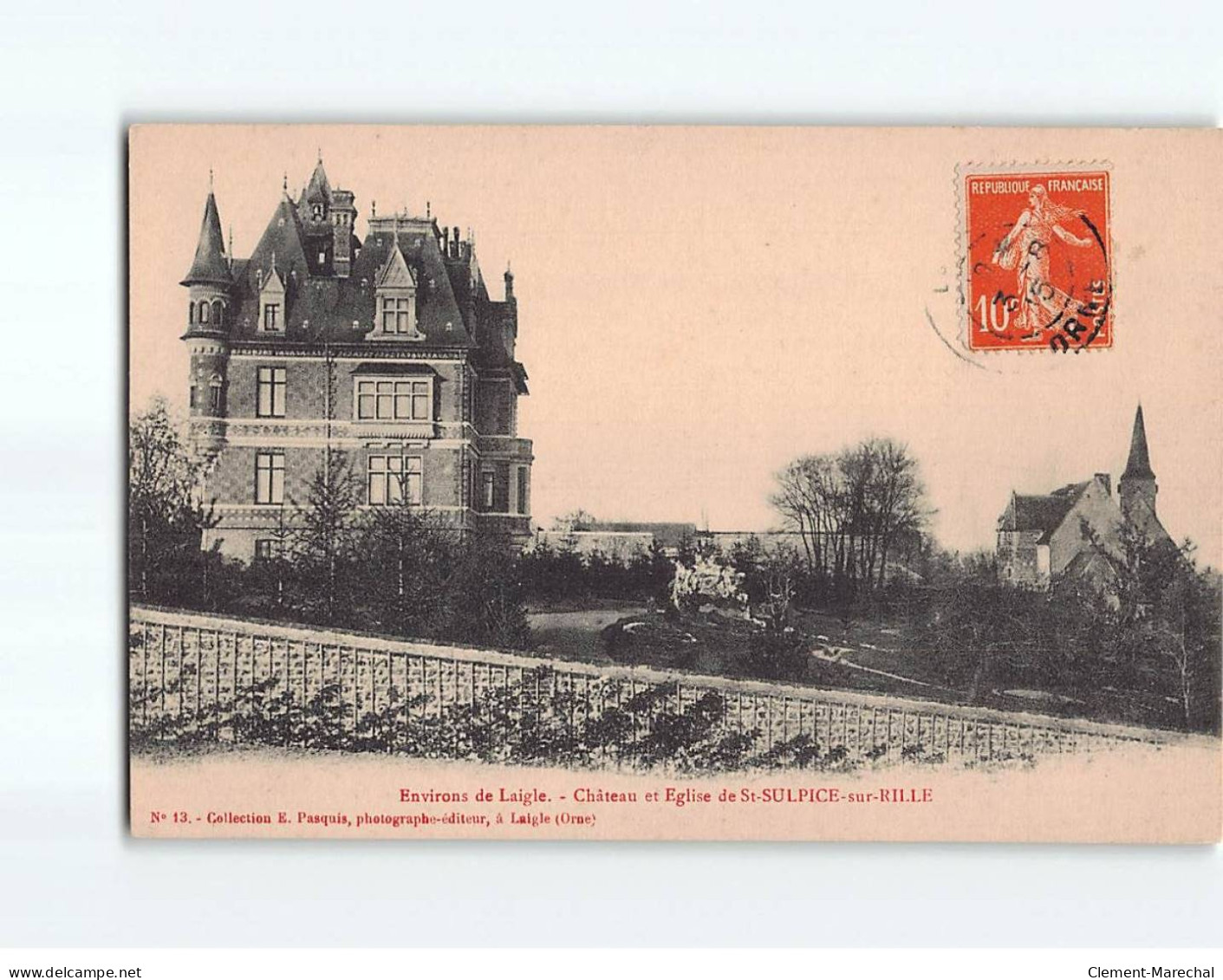 SAINT SULPICE SUR RILLE : Château Et Eglise - Très Bon état - Other & Unclassified