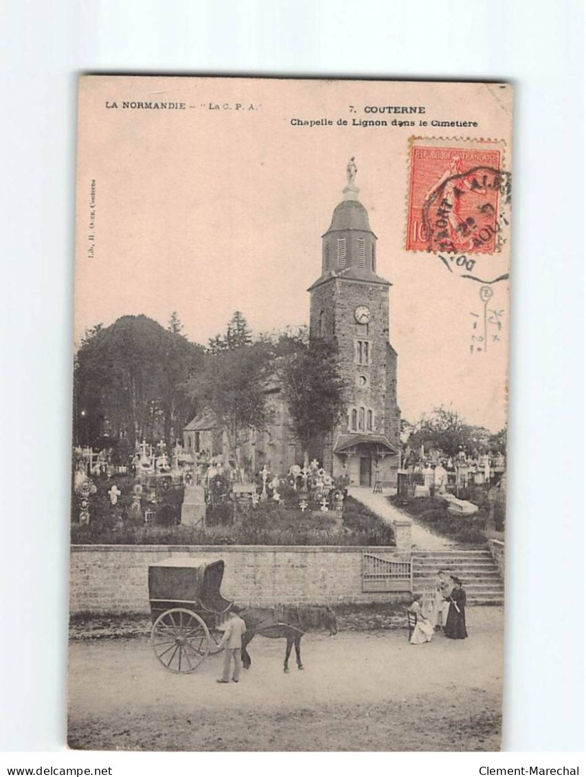 COUTERNE : Chapelle De Lignon Dans Le Cimetière - état - Altri & Non Classificati