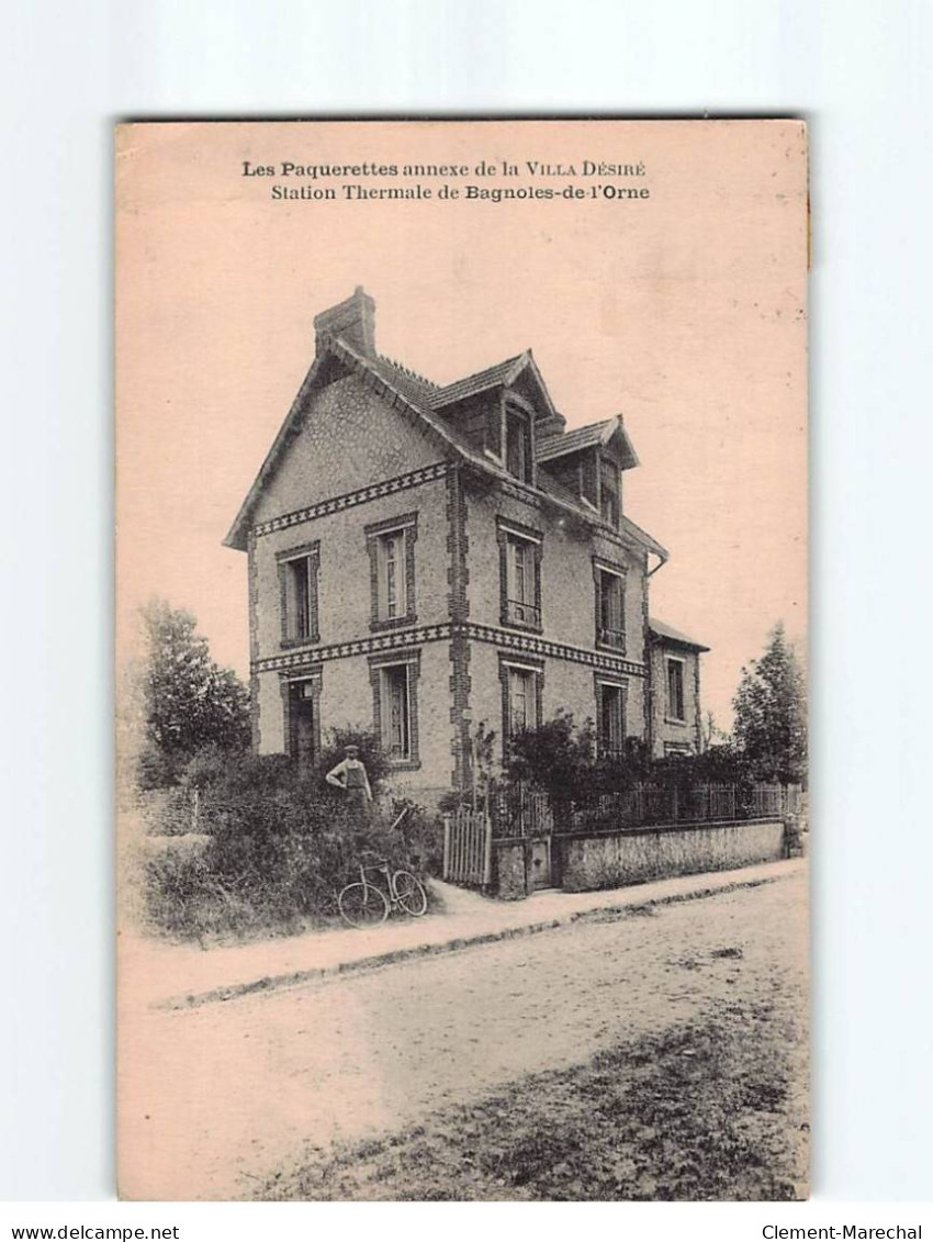 BAGNOLES DE L'ORNE : Les Pâquerettes Annexe De La Villa Désiré, Station Thermale - état - Bagnoles De L'Orne