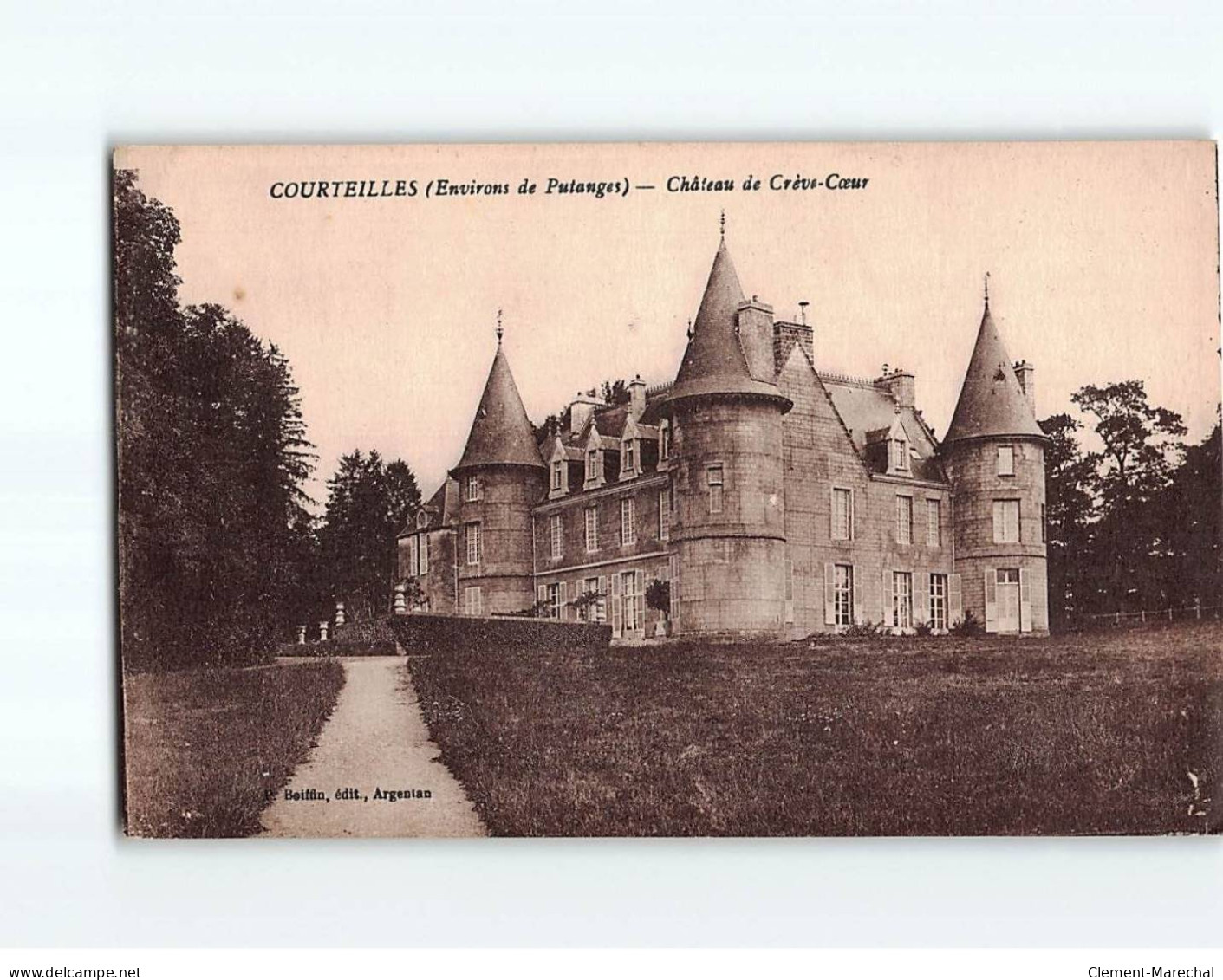 COURTEILLES : Château De Crève-Coeur - état - Andere & Zonder Classificatie