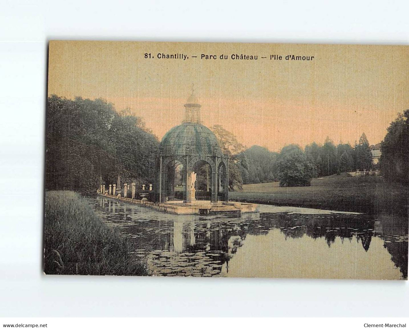 CHANTILLY : Parc Du Château, Ile D'Amour - Très Bon état - Chantilly