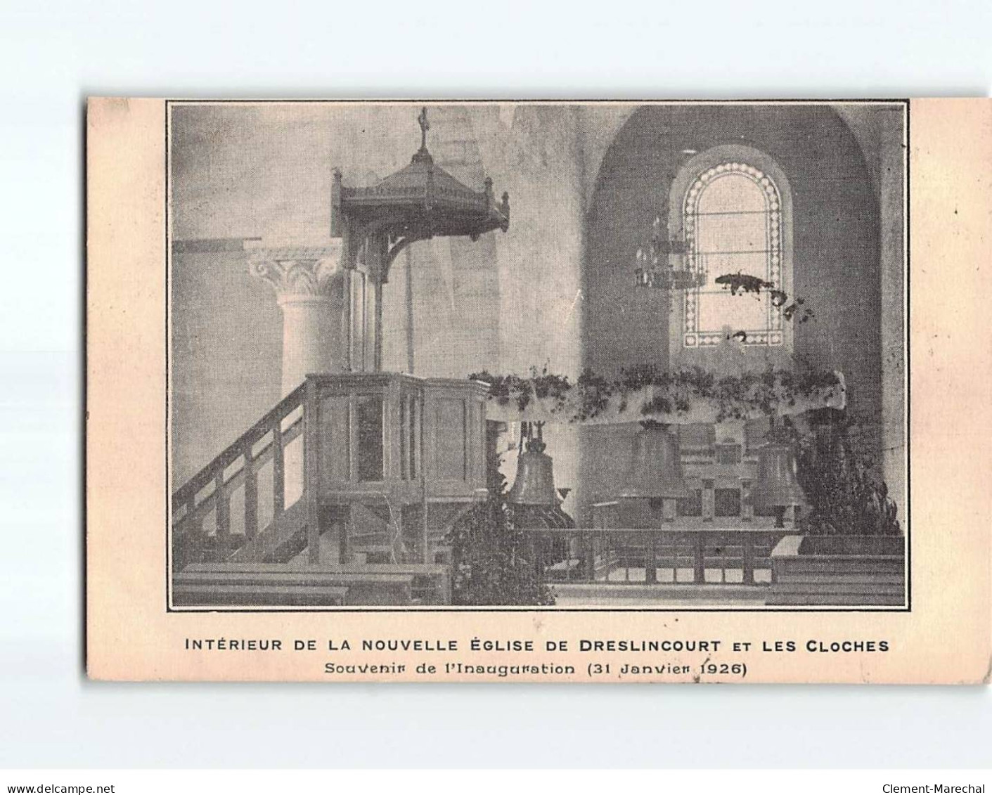 DRESLINCOURT : Intérieur De L'Eglise Et Les Cloches - Très Bon état - Sonstige & Ohne Zuordnung