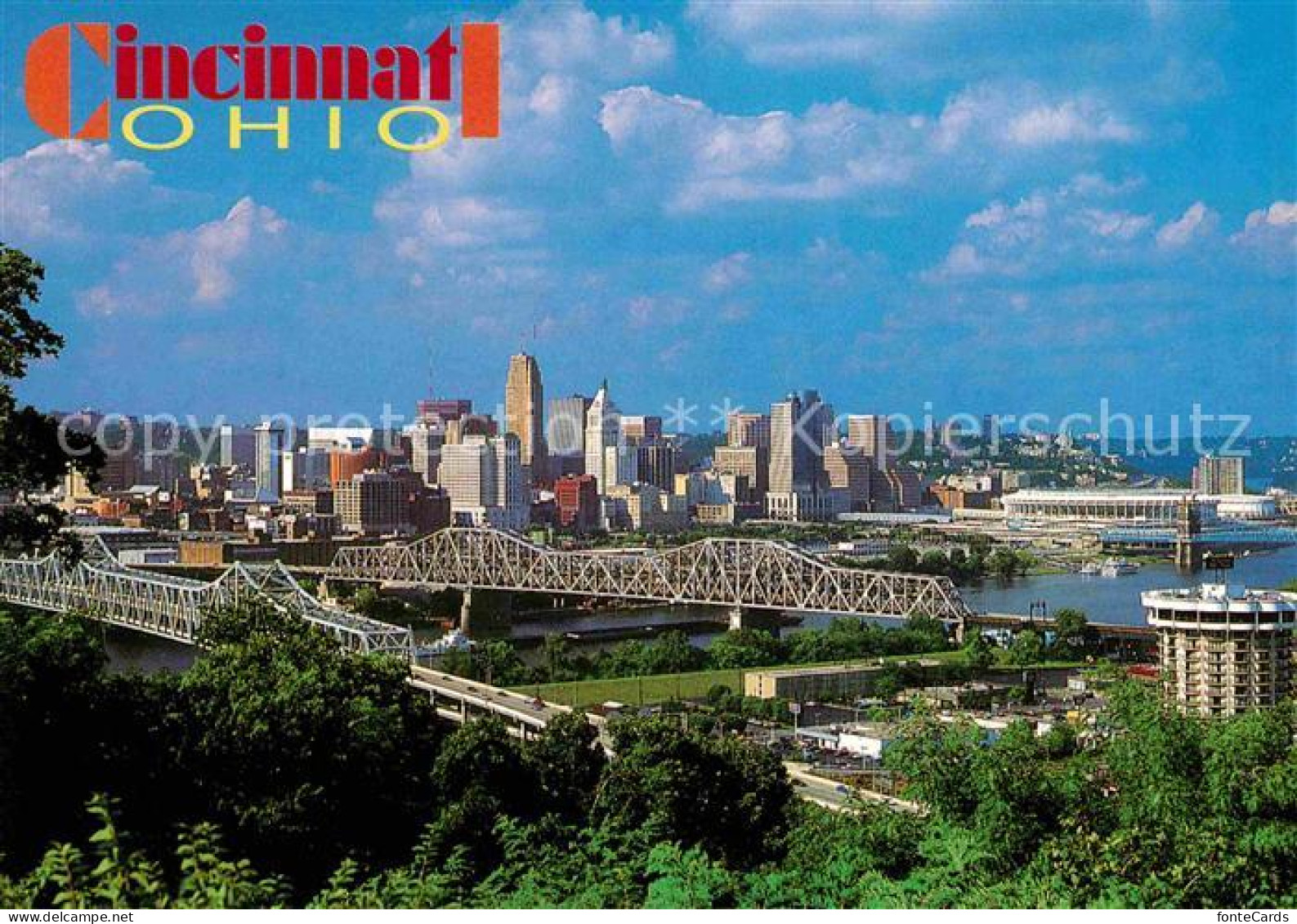 72705673 Cincinnati Ohio Skyline  Cincinnati - Sonstige & Ohne Zuordnung