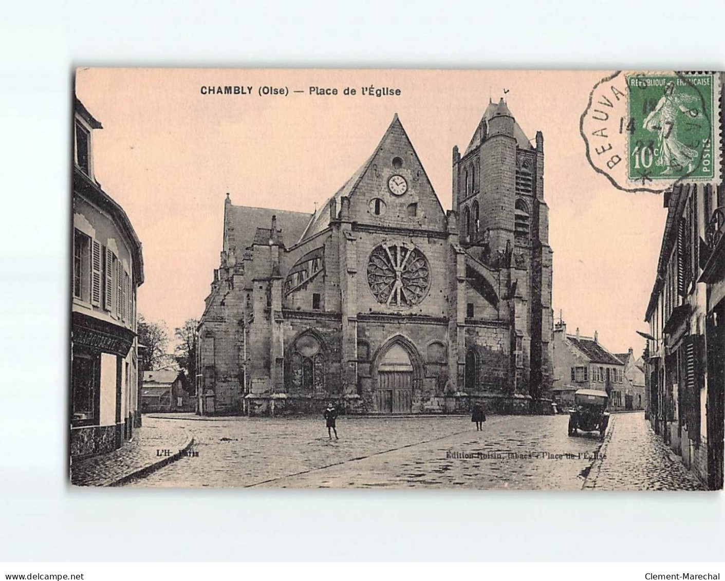 CHAMBLY : Place De L'Eglise - état - Sonstige & Ohne Zuordnung