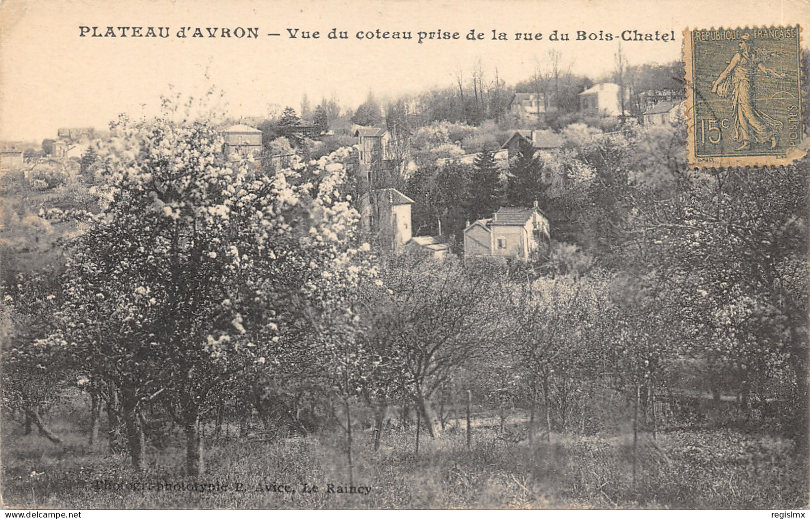 93-PLATEAU D AVRON-N°T2410-C/0151 - Autres & Non Classés