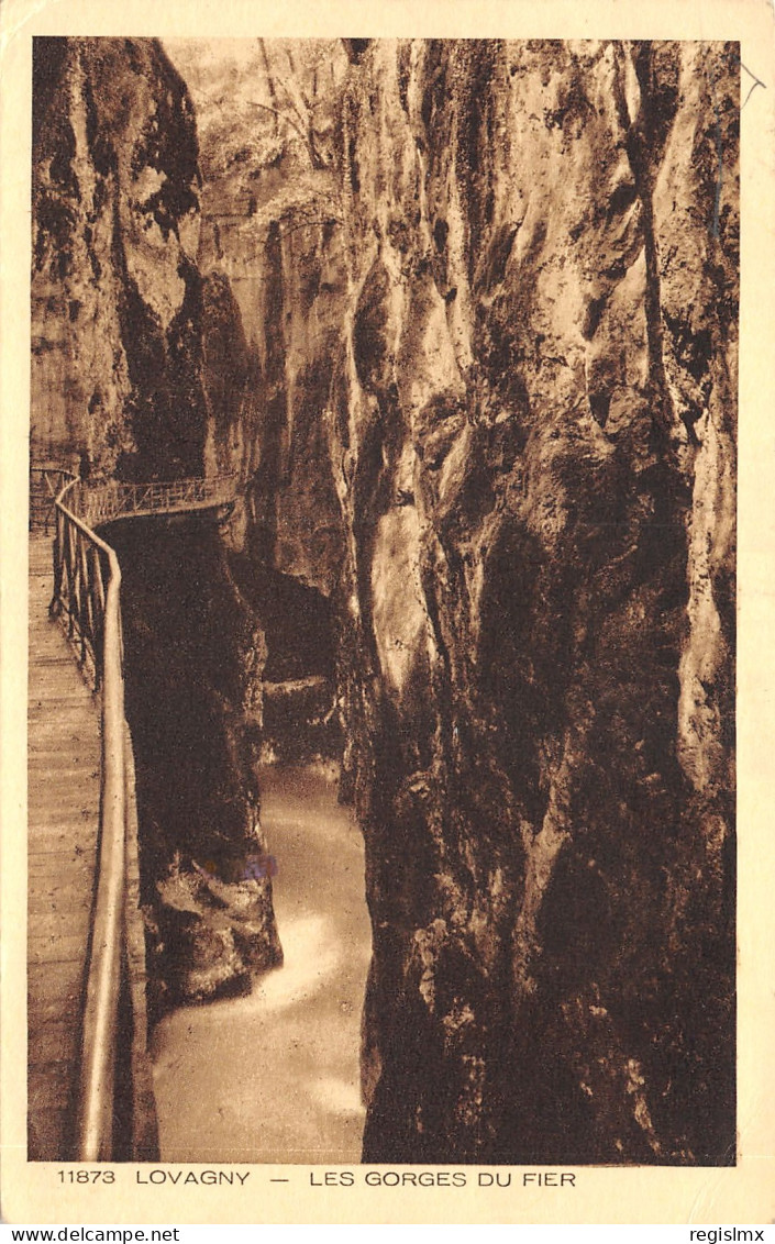 74-LOVAGNY-GORGES DU FIER-N°T2410-A/0185 - Lovagny