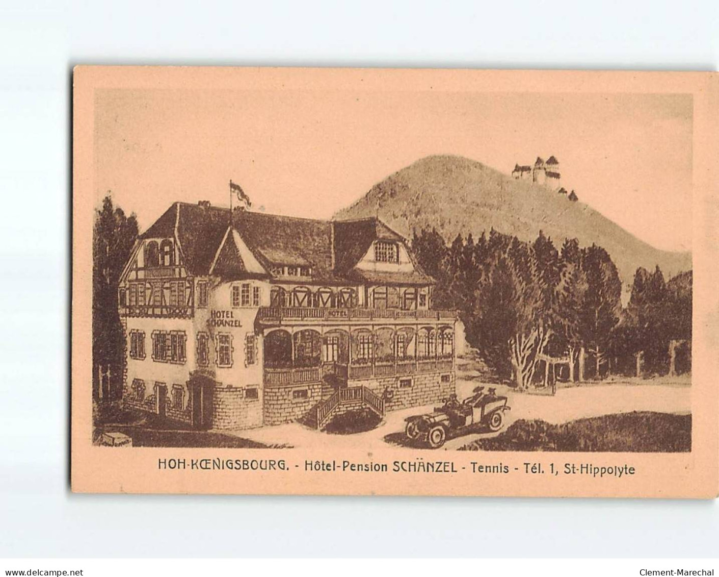 HAUT KOENIGSBOURG : Hôtel-Pension Schanzel - Très Bon état - Other & Unclassified