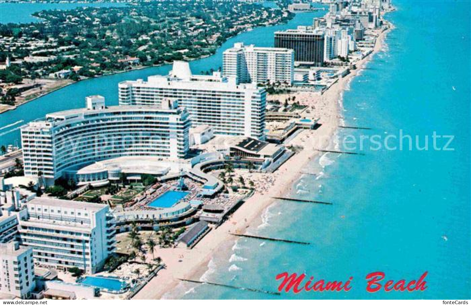 72705624 Miami_Beach Fliegeraufnahme - Andere & Zonder Classificatie