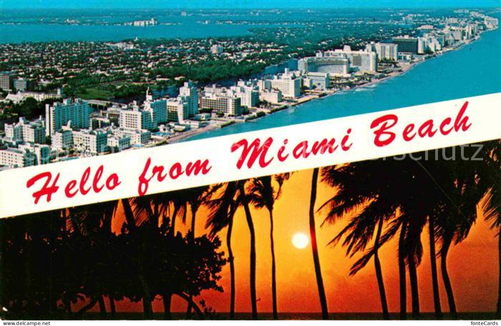72705622 Miami_Beach Fliegeraufnahme - Autres & Non Classés