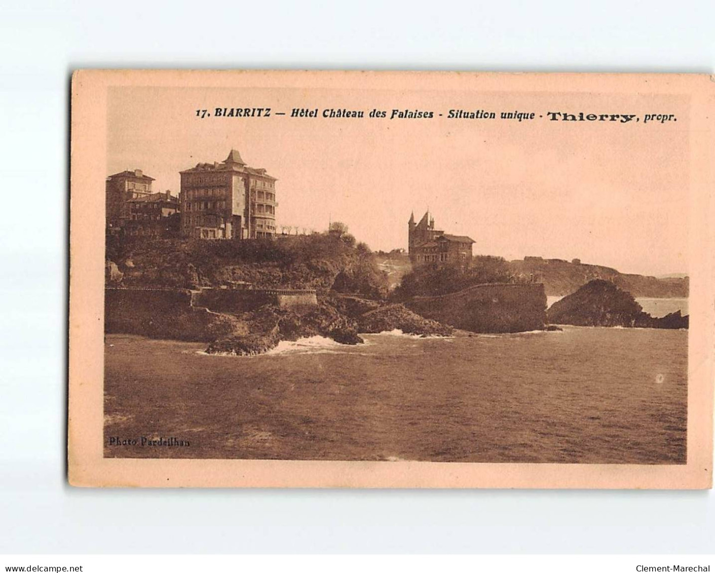 BIARRITZ : Hôtel Château Des Falaises - état - Biarritz