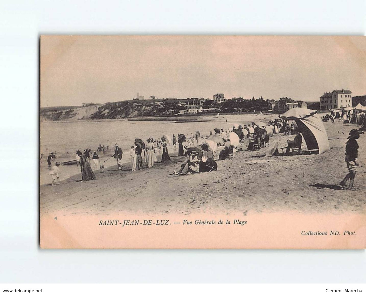 SAINT JEAN DE LUZ : Vue Générale De La Plage - Très Bon état - Saint Jean De Luz