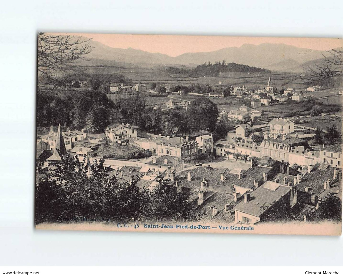 SAINT JEAN PIED DE PORT : Vue Générale - Très Bon état - Saint Jean Pied De Port