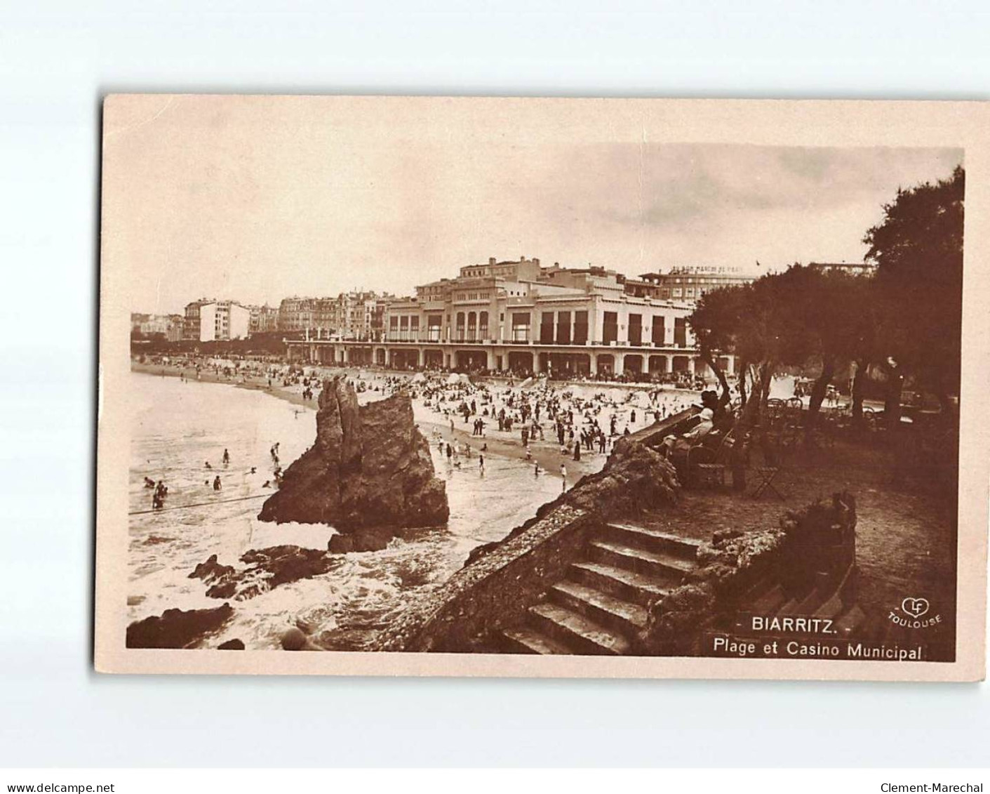 BIARRITZ : Plage Et Casino Municipal - Très Bon état - Biarritz