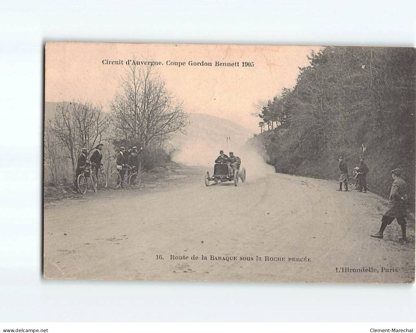 Circuit D'Auvergne, Coup Gordon Bennett 1905, Route De La Baraque Sous La Roche Percée - Très Bon état - Otros & Sin Clasificación