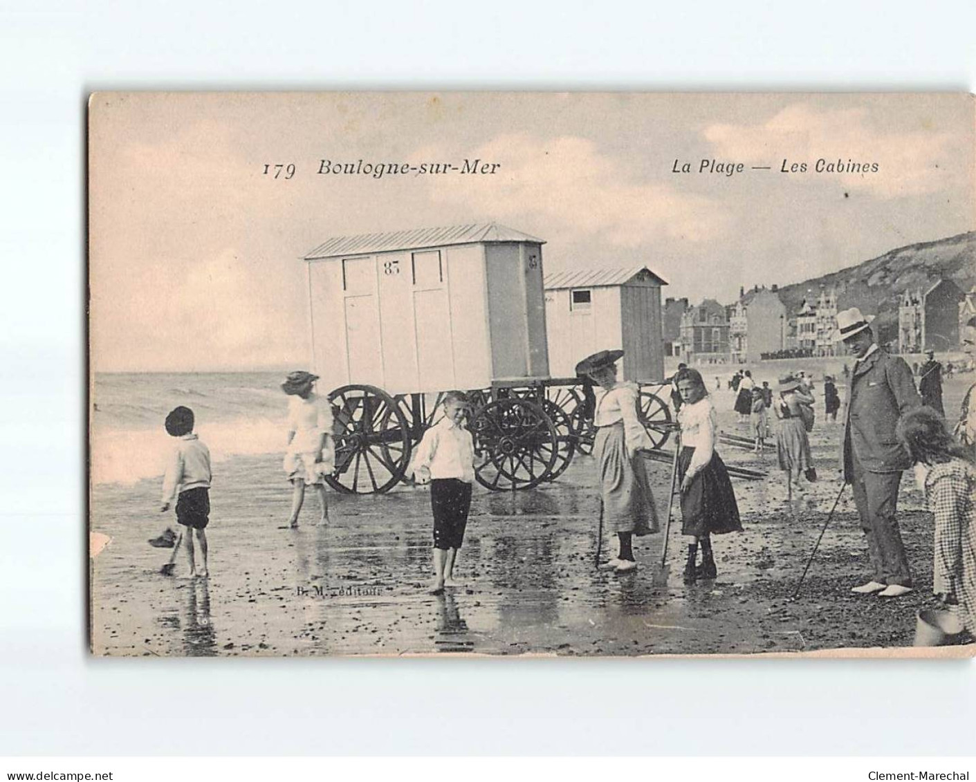 BOULOGNE SUR MER : La Plage, Les Cabines - état - Boulogne Sur Mer