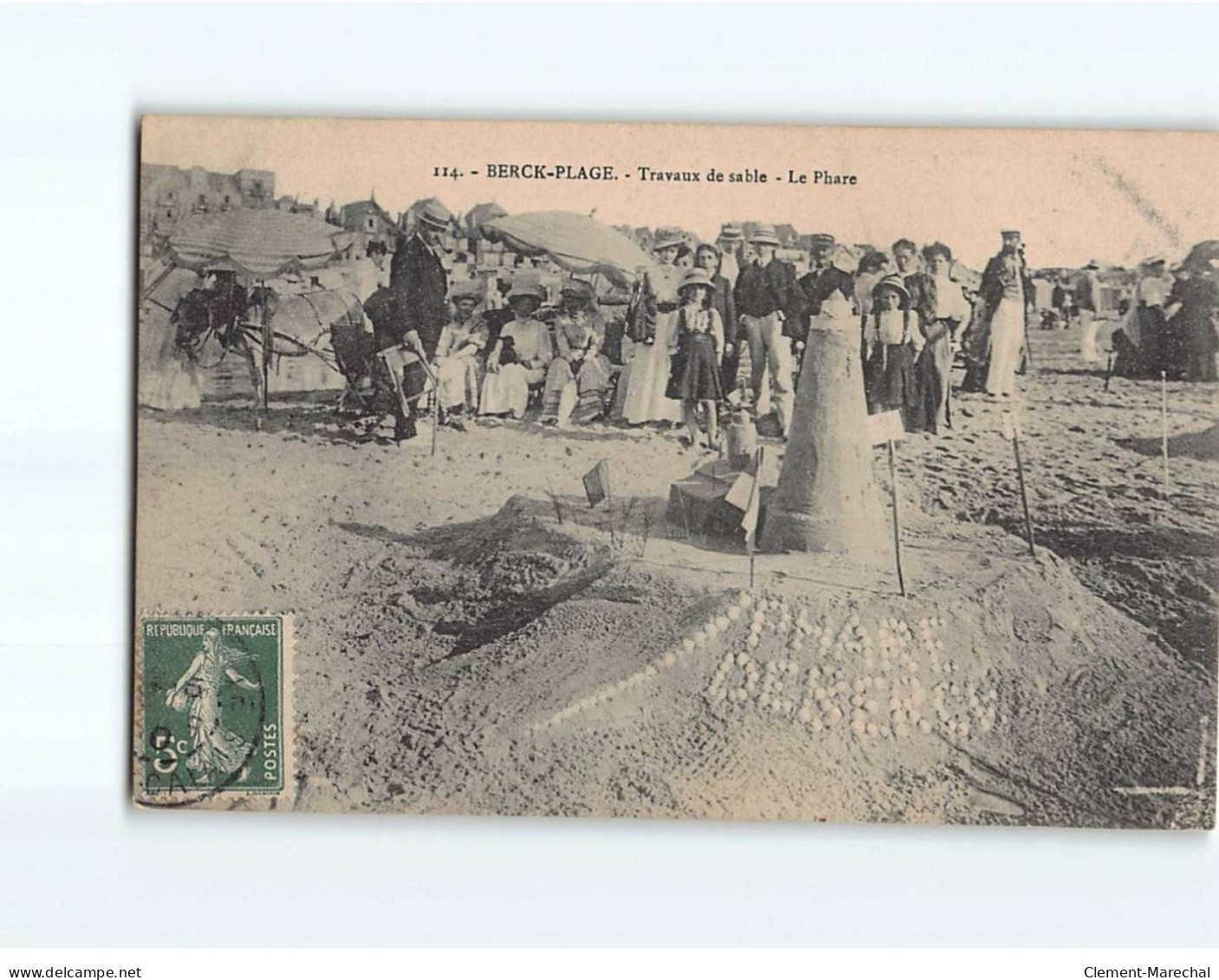 BERCK : Travaux De Sable, Le Phare - Très Bon état - Berck