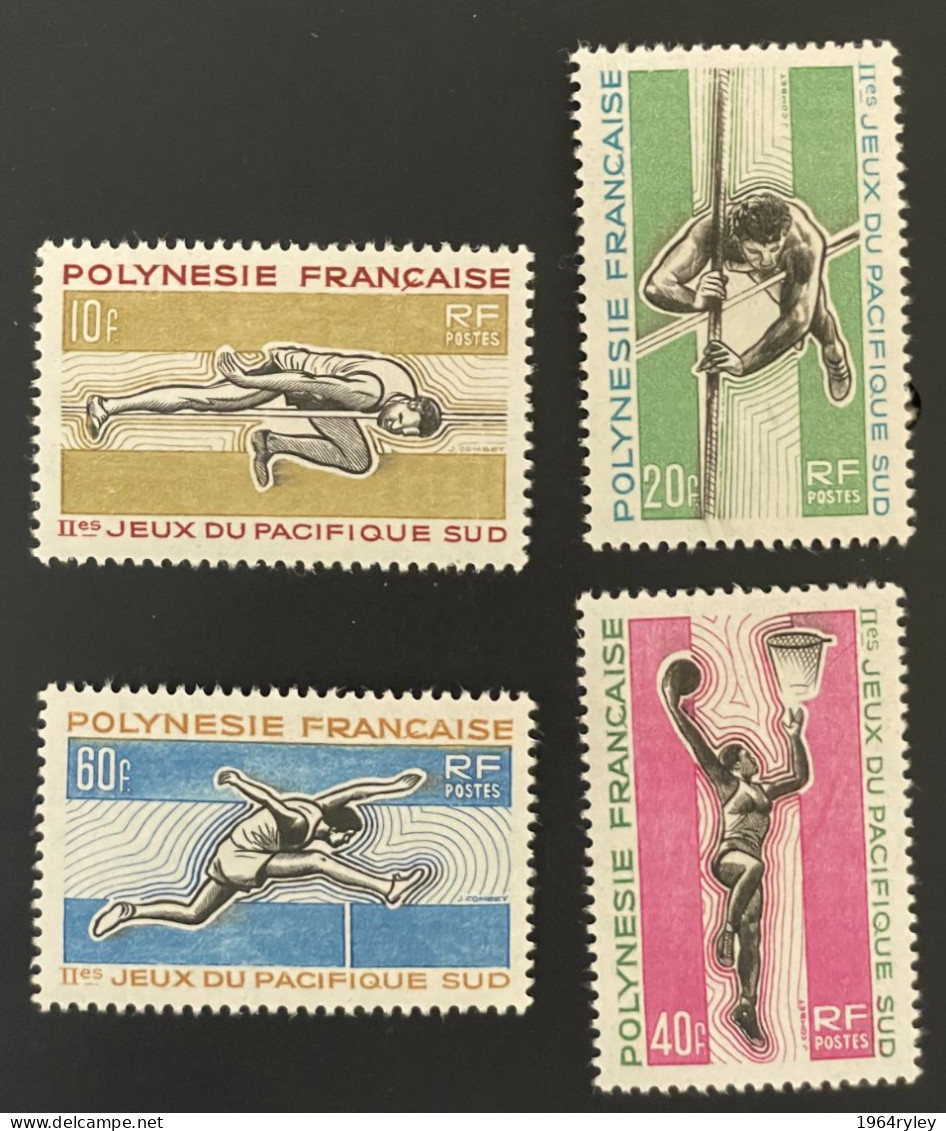 FRENCH POLYNESIA - MNH** - 1966 -  # 42/45 - Unused Stamps