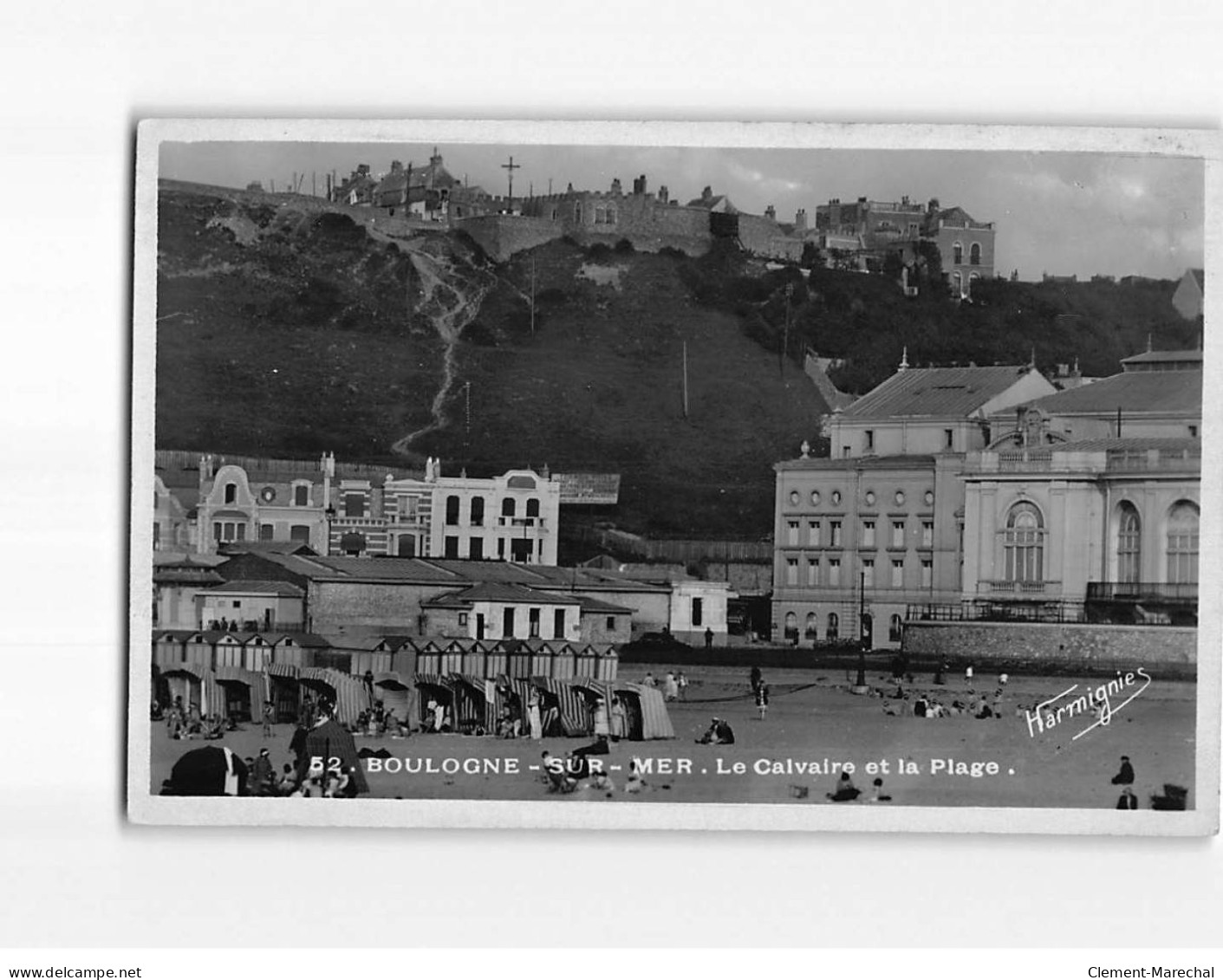 BOULOGNE SUR MER : Le Calvaire Et La Plage - Très Bon état - Boulogne Sur Mer