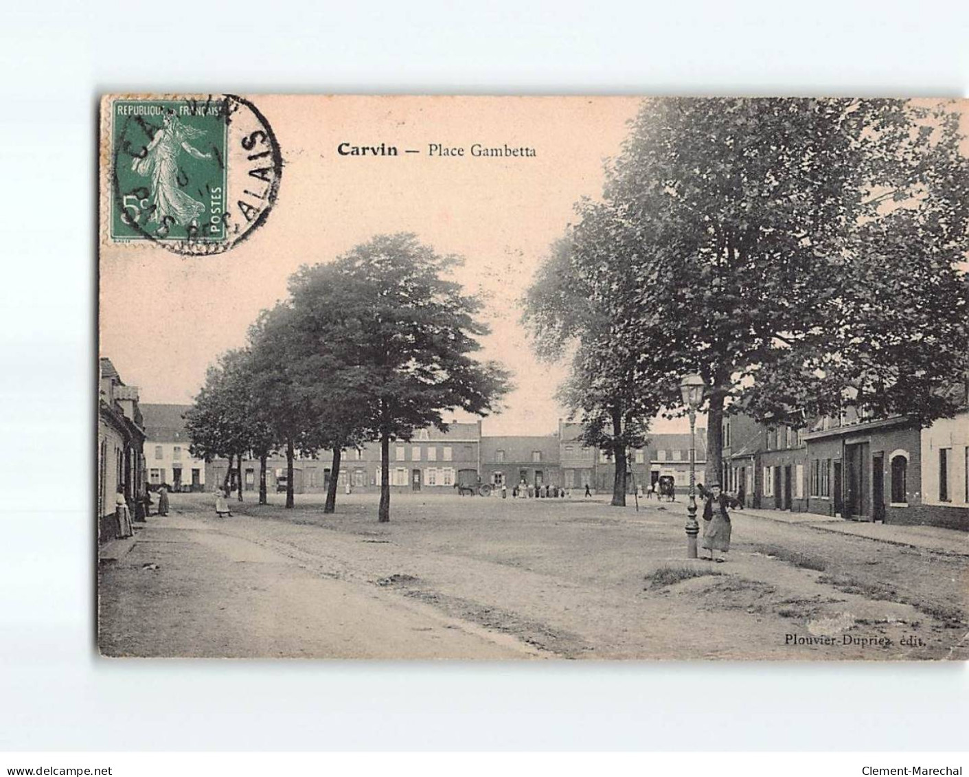 CARVIN : Place Gambetta - état - Other & Unclassified