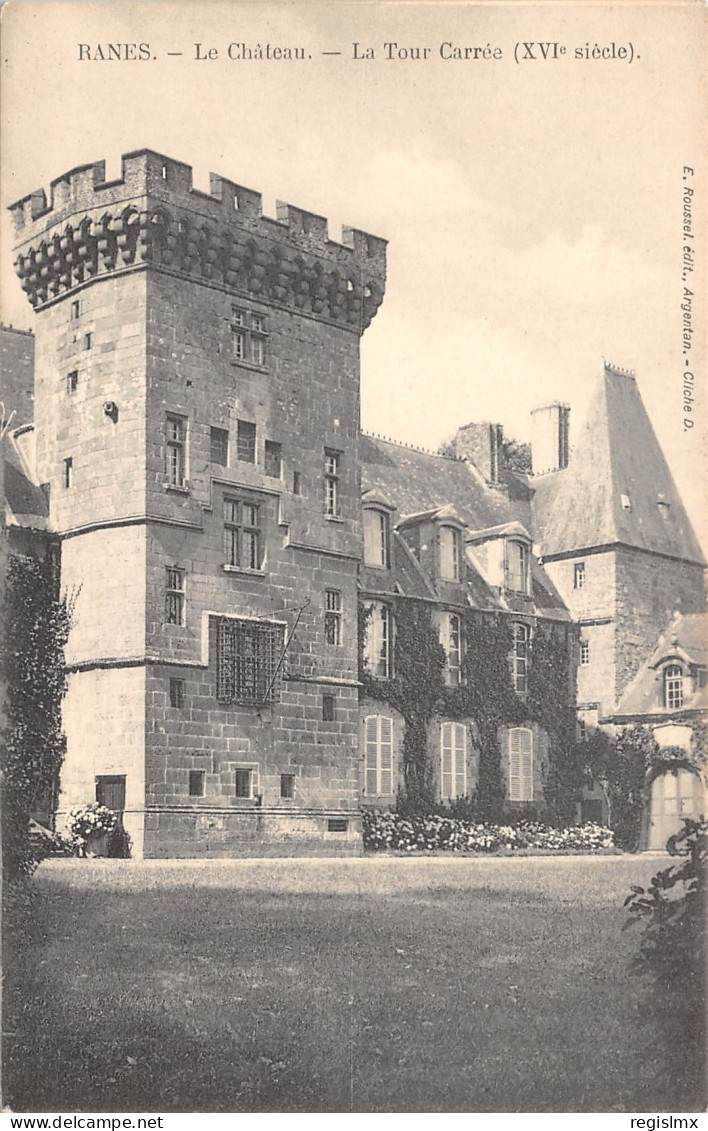 61-RANES-LE CHÂTEAU-N°T2410-E/0377 - Other & Unclassified