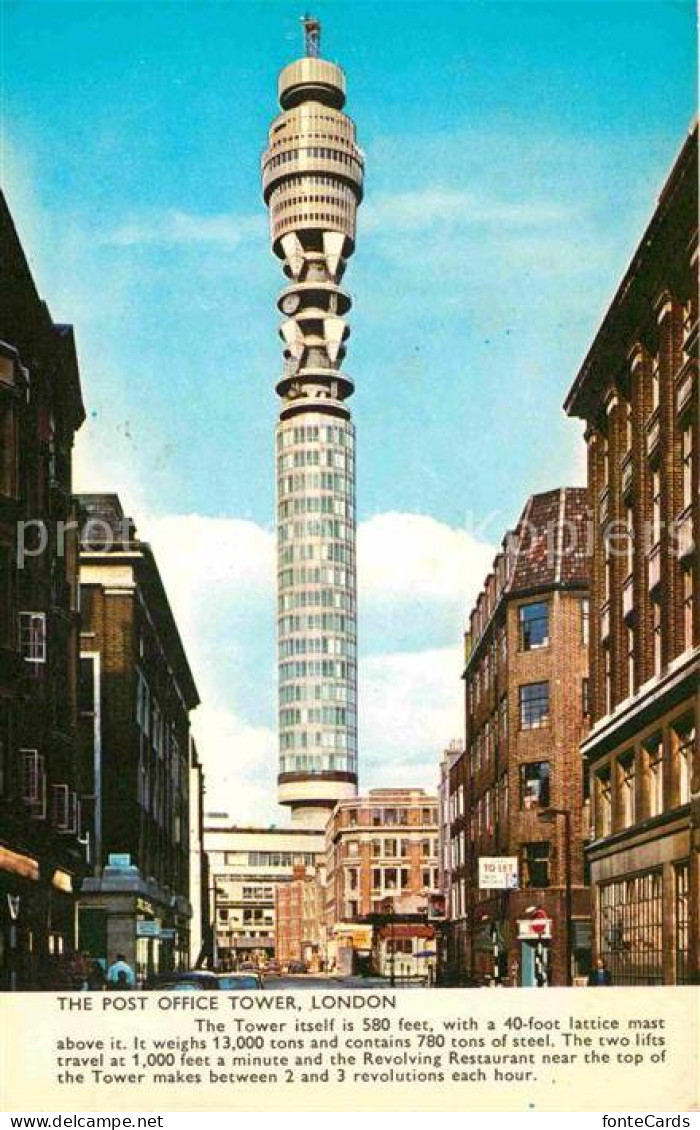 72705282 London Post Office Tower - Andere & Zonder Classificatie