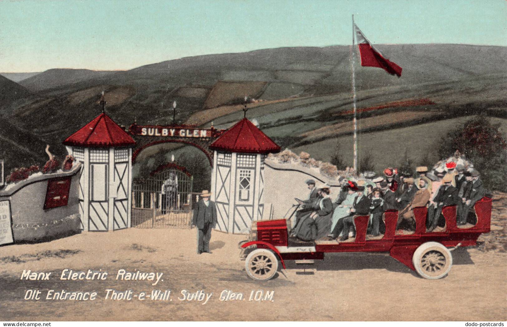 R297302 Manx Electric Railway. Olt Entrance Tholt E Will. Sulby Glen. I. O. M. S - Wereld