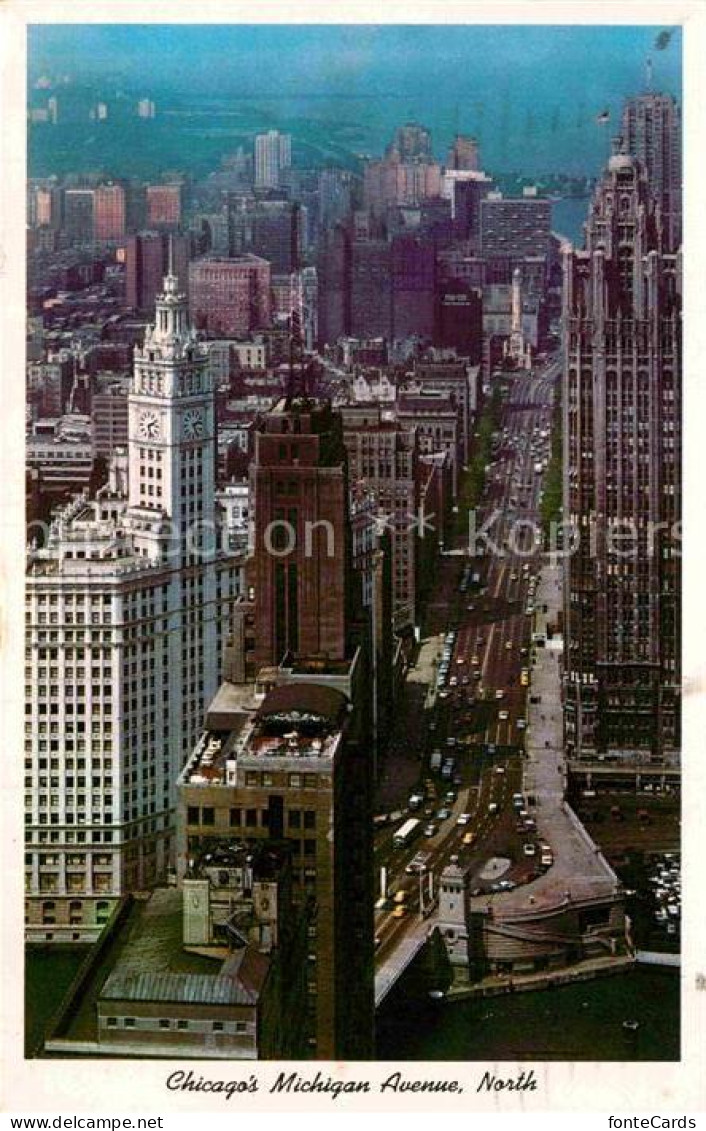 72705279 Chicago_Illinois Michigan Avenue Tribune Tower Sheraton Hotel Tower Aer - Andere & Zonder Classificatie