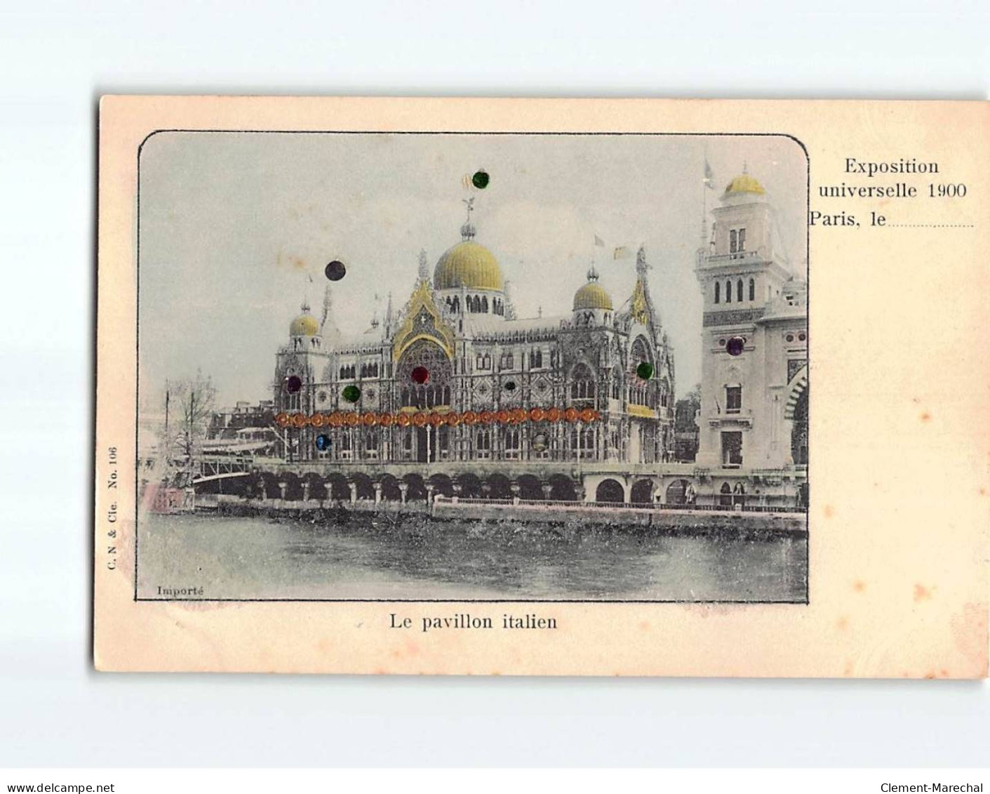PARIS : Exposition Universelle 1900, Le Pavillon Italien - Très Bon état - Tentoonstellingen