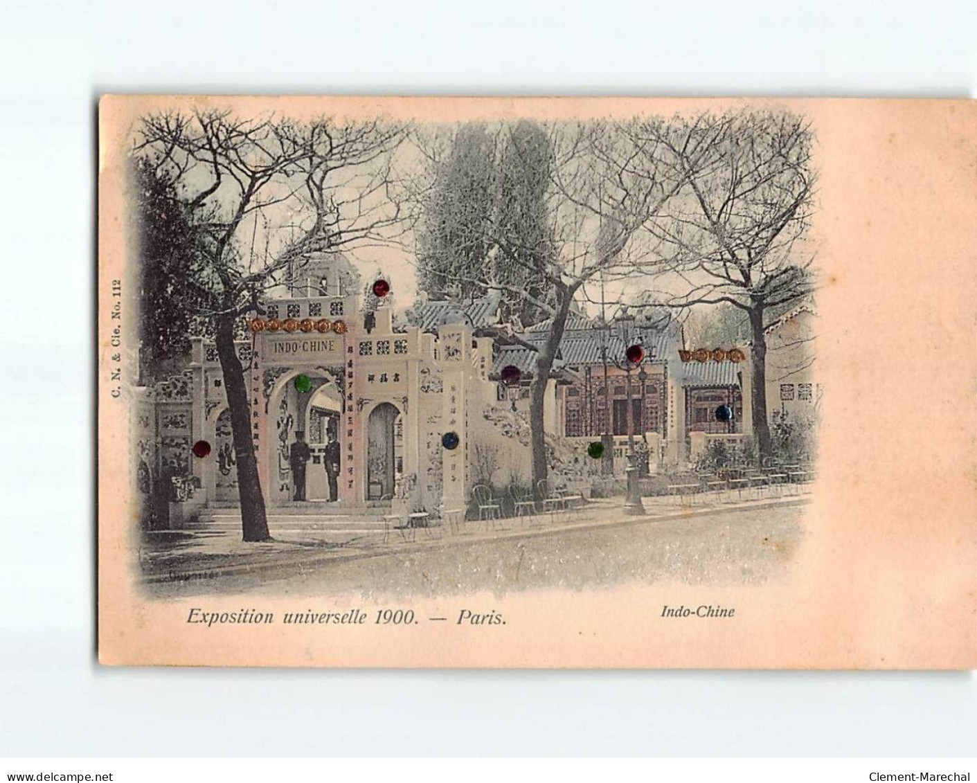 PARIS : Exposition Universelle 1900, Indo-Chine - état - Exposiciones