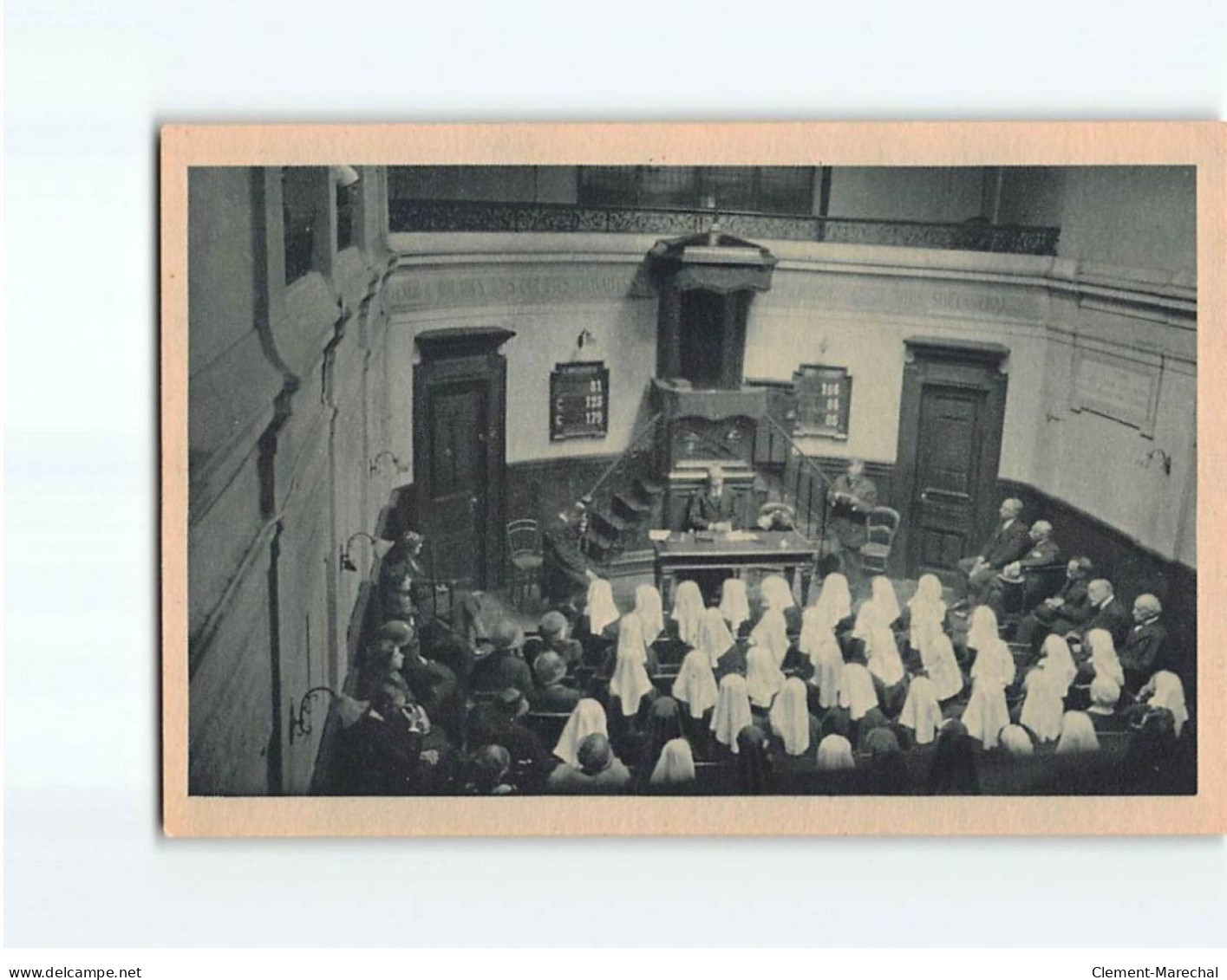 PARIS : Institution Des Diaconesses, L'intérieur De L'oratoire, Un Jour D'assemblée Générale - Très Bon état - Salud, Hospitales