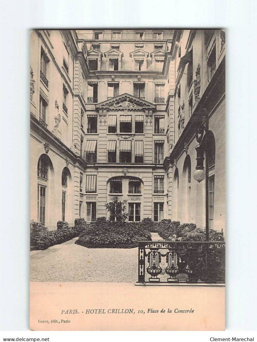 PARIS : Hôtel Crillon - état - Bar, Alberghi, Ristoranti