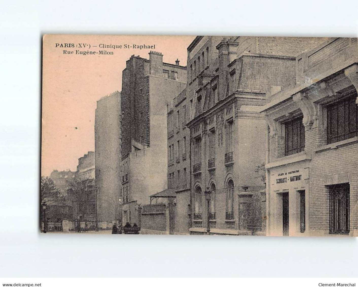 PARIS : Clinique Saint-Raphaël, Rue Eugène Milon - Très Bon état - Sonstige & Ohne Zuordnung