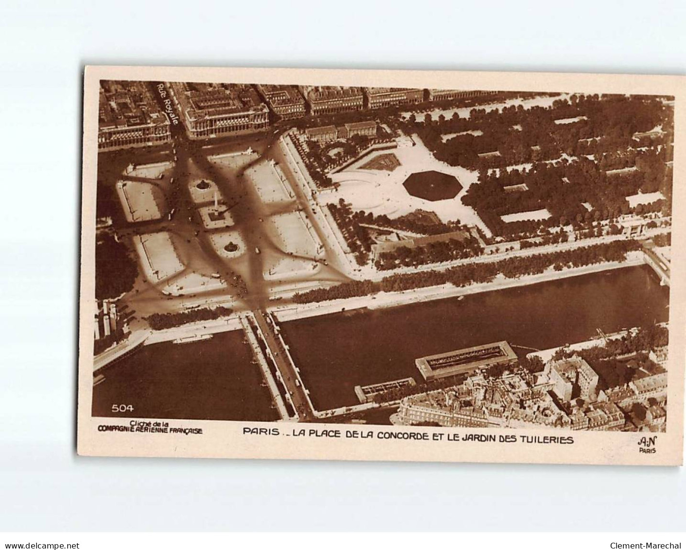 PARIS : La Place De La Concorde Et Le Jardin Des Tuileries - Très Bon état - Mehransichten, Panoramakarten