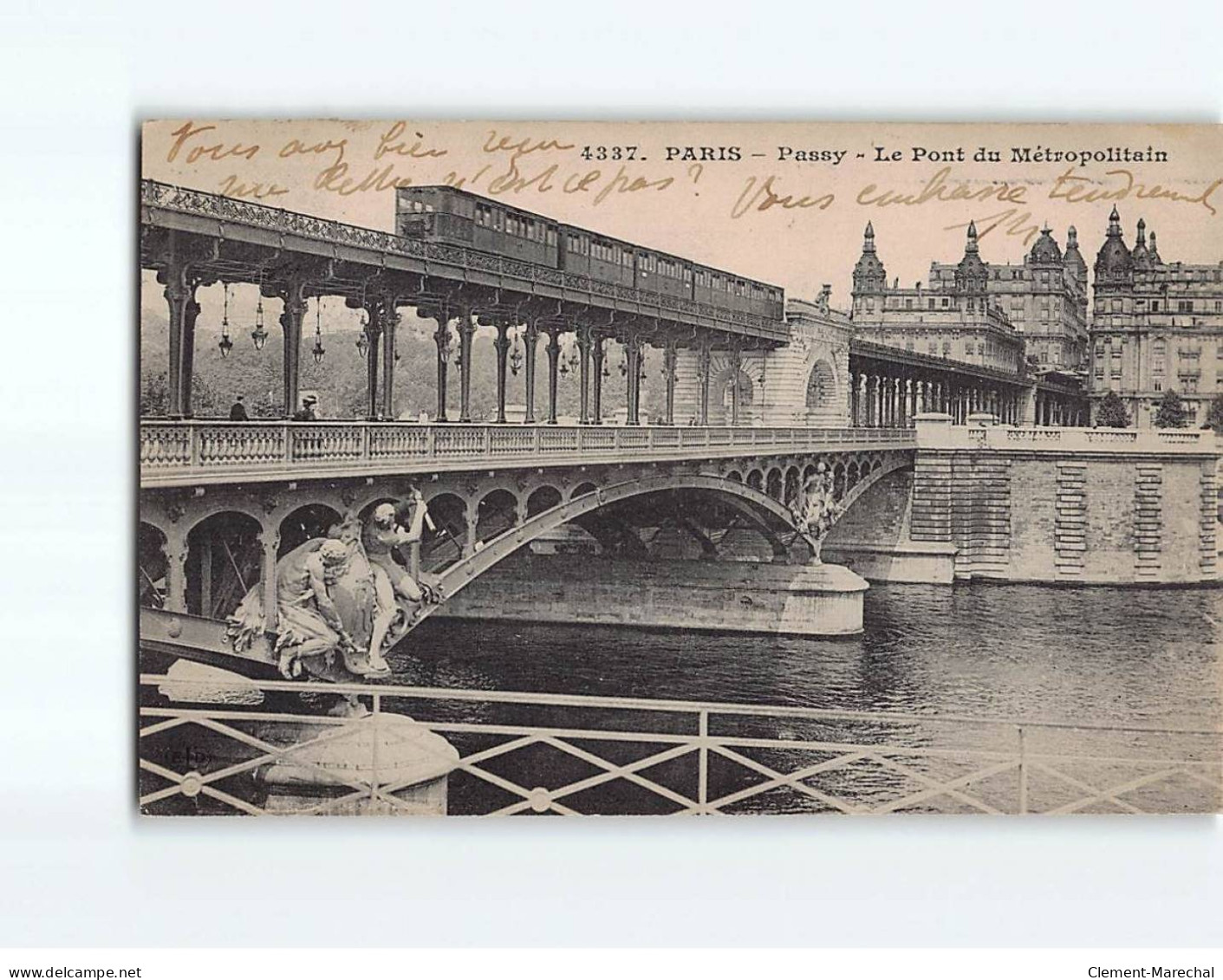 PARIS : Passy, Le Pont Du Métropolitain - Très Bon état - Ponti