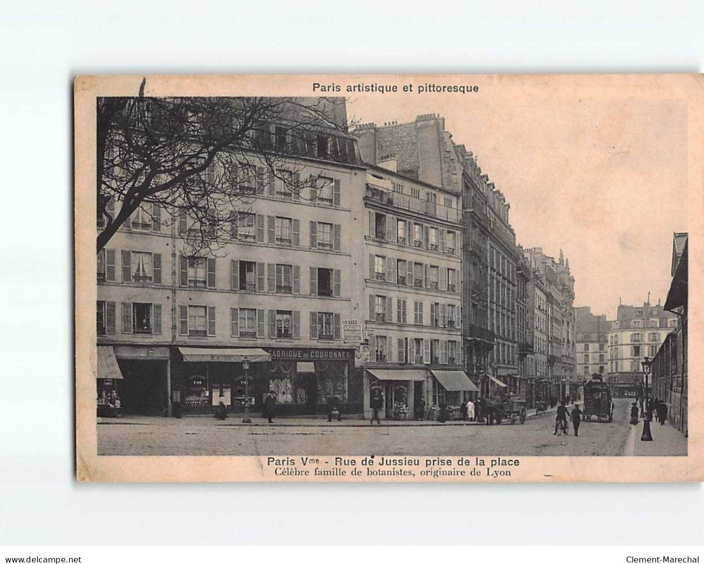 PARIS : Rue De Jussieu Prise De La Place - état - Other & Unclassified